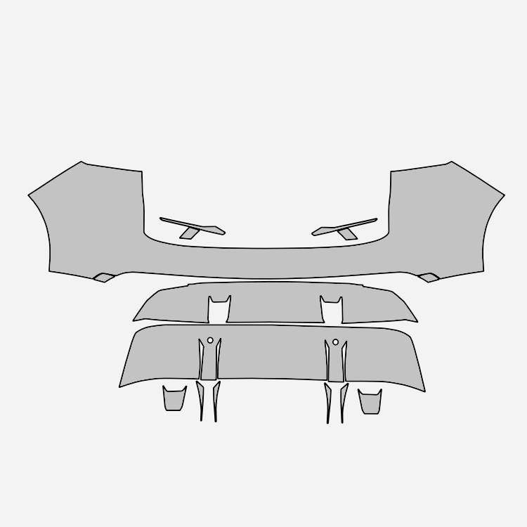 Fit PPF Togg T10X Hazır Kesim, 210 Mikron Premium PPF TPU, Şeffaf Boya Koruma Filmi