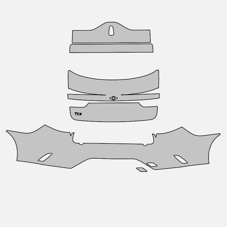 Fit PPF Togg T10F – Hazır Kesim, 210 Mikron Premium TPU Şeffaf Boya Koruma Filmi