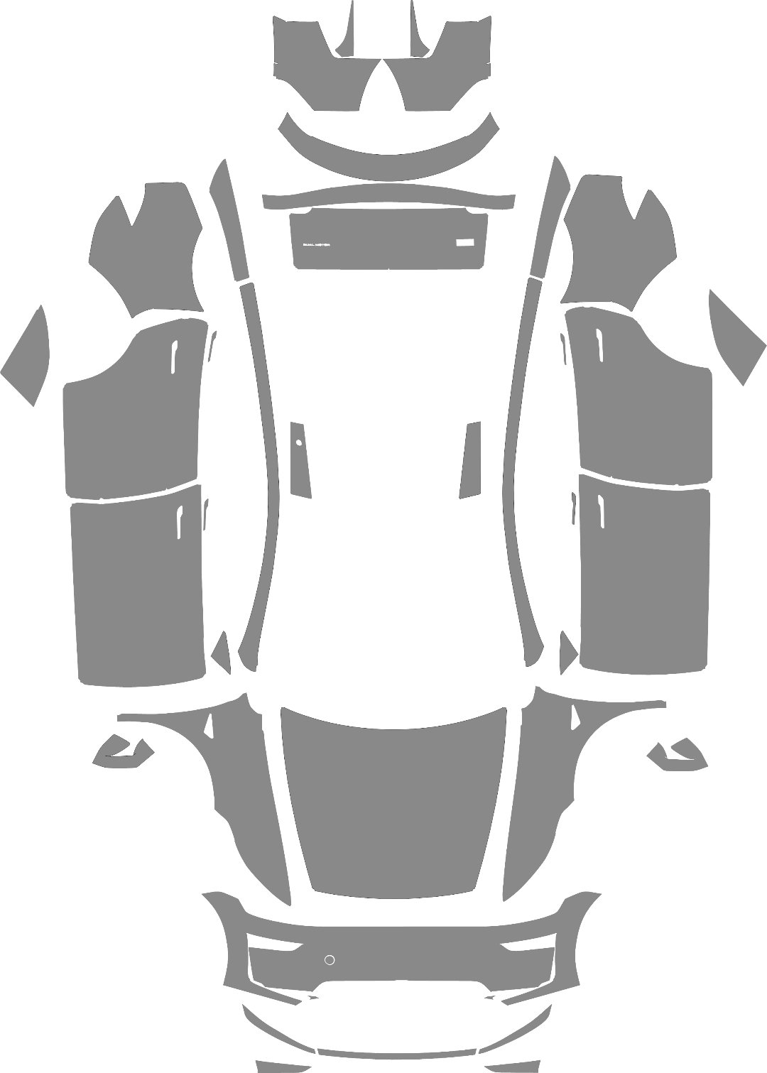 Tesla Model Y Hazır Kesim Boya tüm araç Koruma Filmi PPF TPU