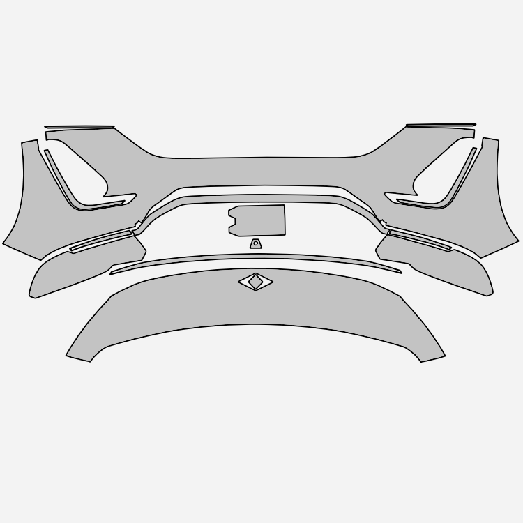Fit PPF Togg T10X Hazır Kesim, 210 Mikron Premium PPF TPU, Şeffaf Boya Koruma Filmi