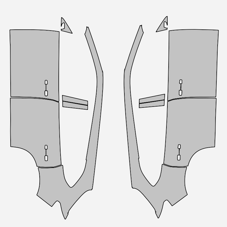 Fit PPF Togg T10X Hazır Kesim, 210 Mikron Premium PPF TPU, Şeffaf Boya Koruma Filmi
