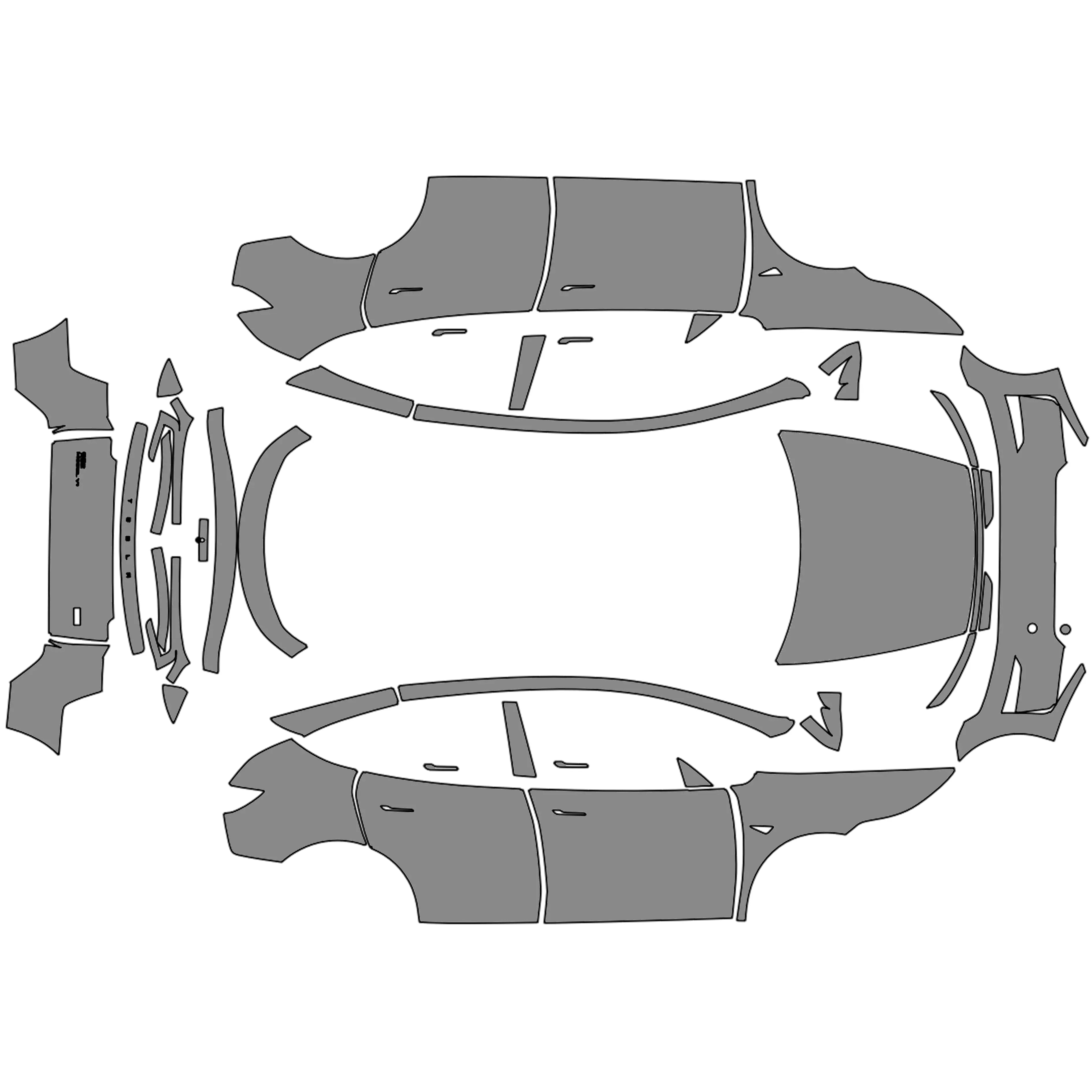 FIT PPF – Tesla Model Y 2025 Juniper Özel 210 Mikron Premium TPU PPF Kaplama Seti - FİT PPF
