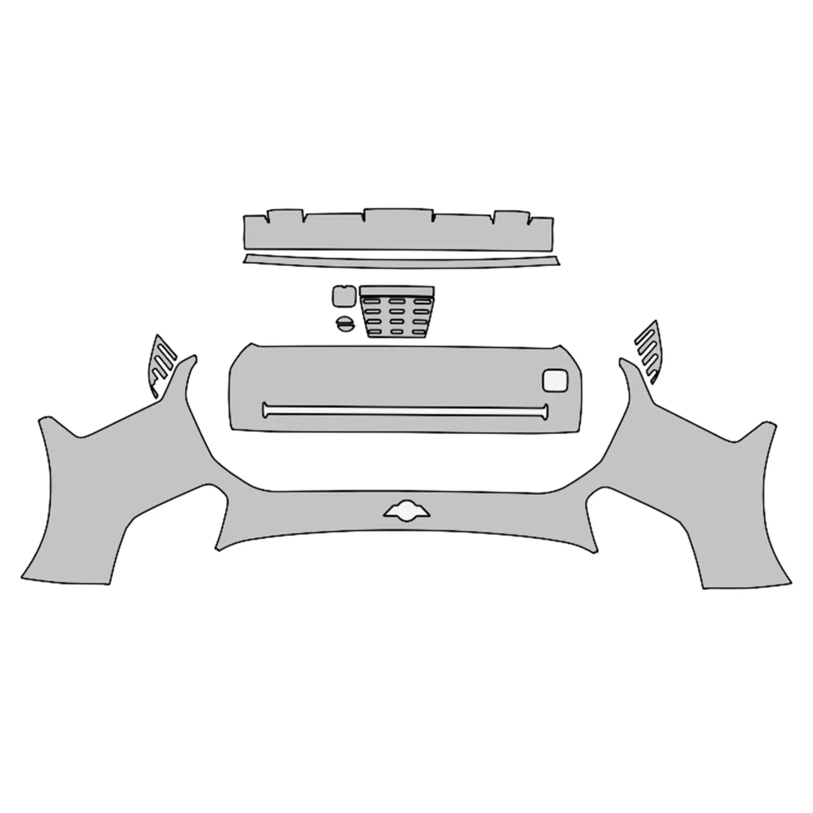 FIT PPF – Mini Countryman E Özel 210 Mikron Premium TPU PPF Film Kaplama Seti FİT PPF