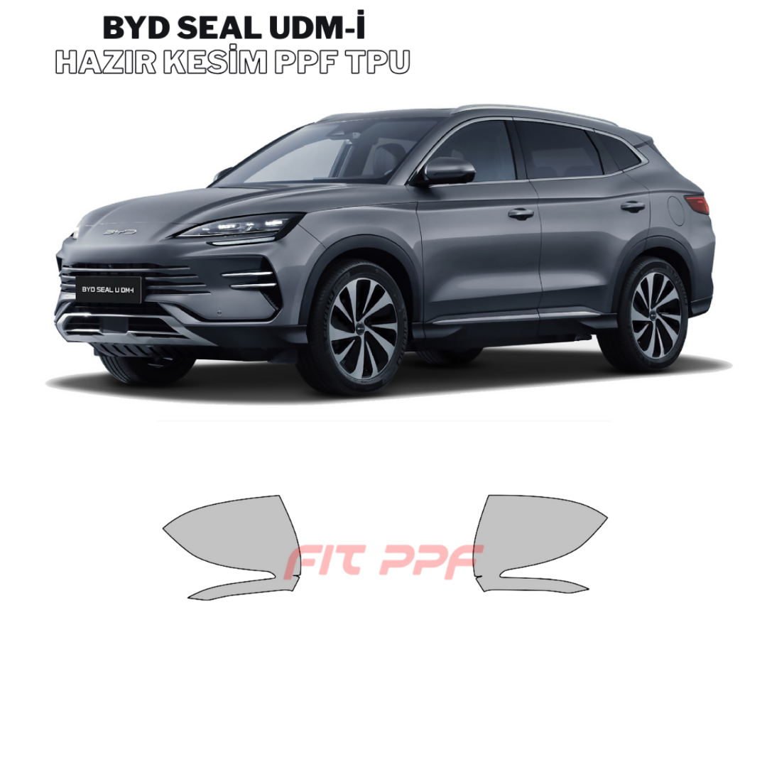 Fit PPF BYD Seal udm-i  – Hazır Kesim, 210 Mikron Premium TPU PPF Film Şeffaf Boya Koruma FİT PPF