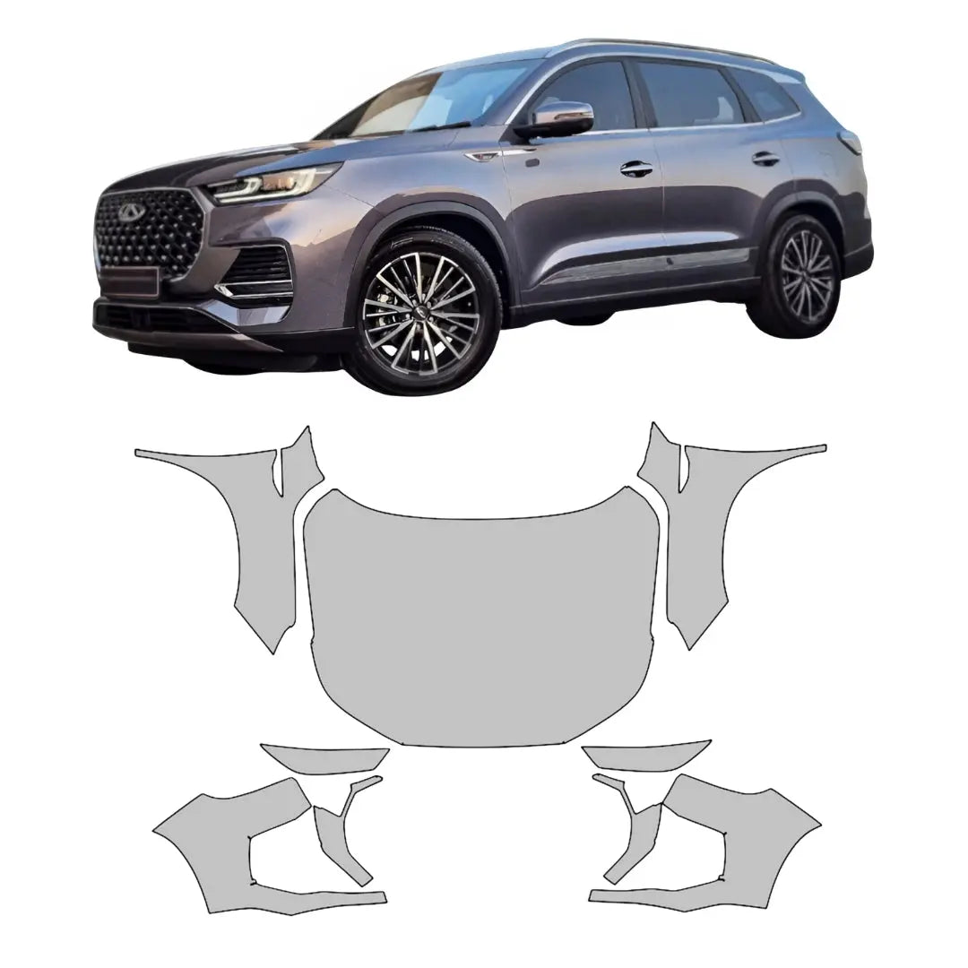 FIT PPF – Chery Tiggo 8 Pro Max Özel 210 Mikron Premium TPU PPF Film Kaplama Seti FİT PPF