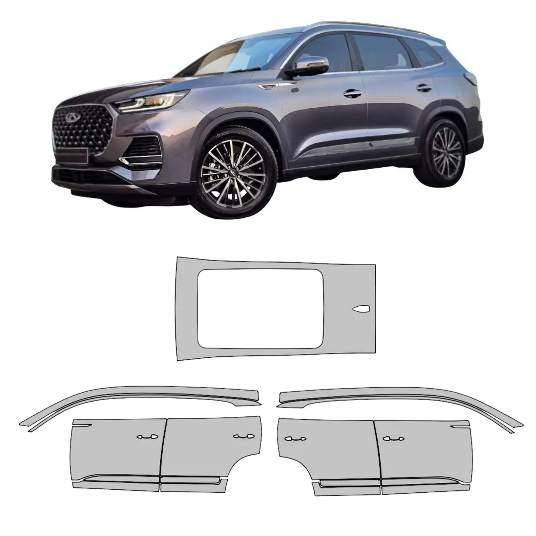 FIT PPF – Chery Tiggo 8 Pro Max Özel 210 Mikron Premium TPU PPF Film Kaplama Seti FİT PPF