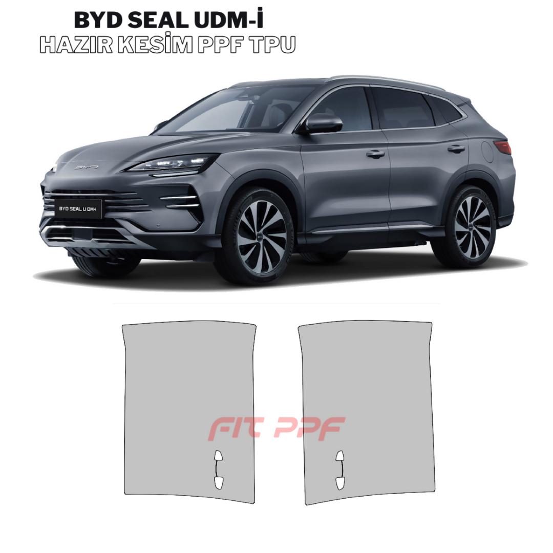 Fit PPF BYD Seal udm-i  – Hazır Kesim, 210 Mikron Premium TPU PPF Film Şeffaf Boya Koruma FİT PPF