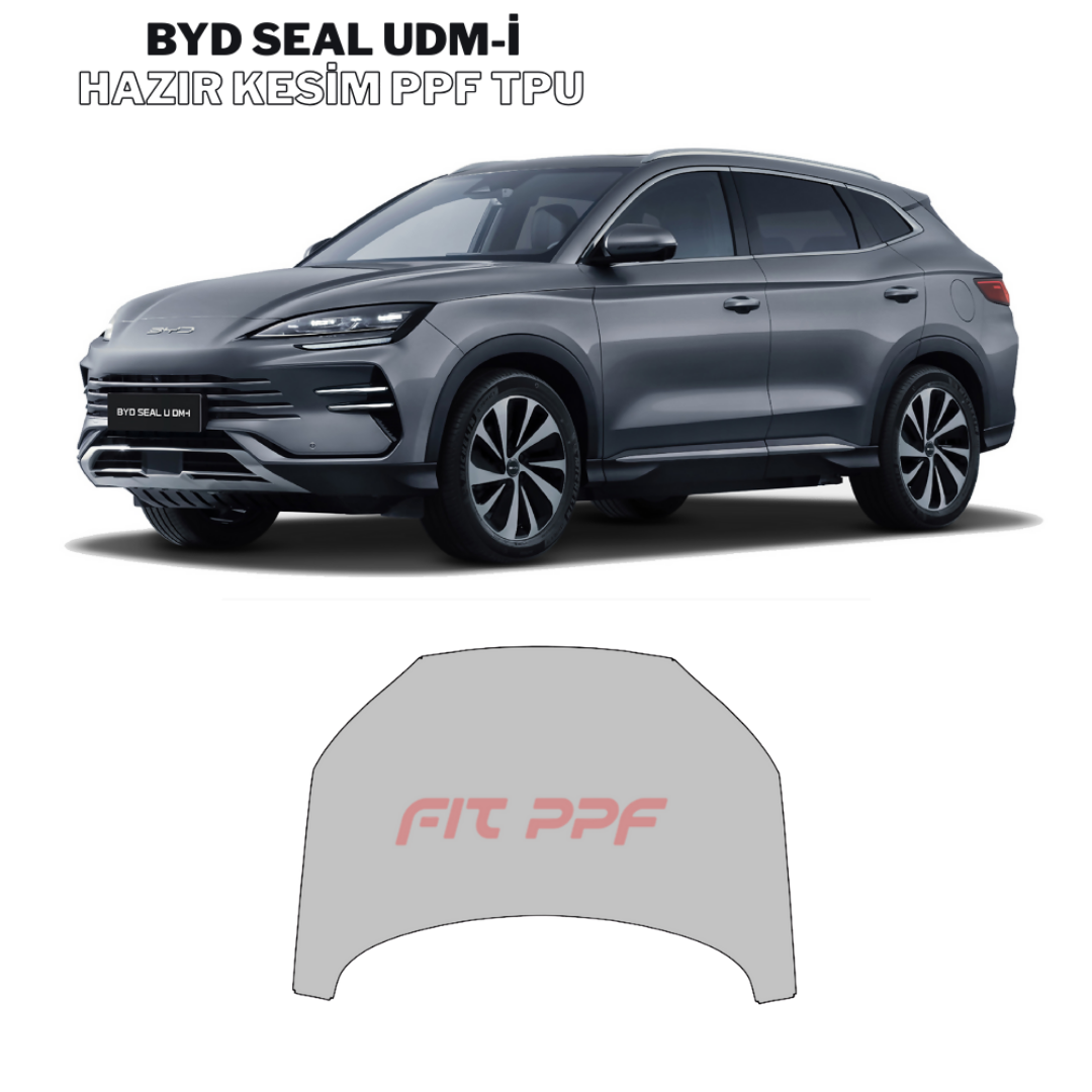 Fit PPF BYD Seal udm-i  – Hazır Kesim, 210 Mikron Premium TPU PPF Film Şeffaf Boya Koruma FİT PPF